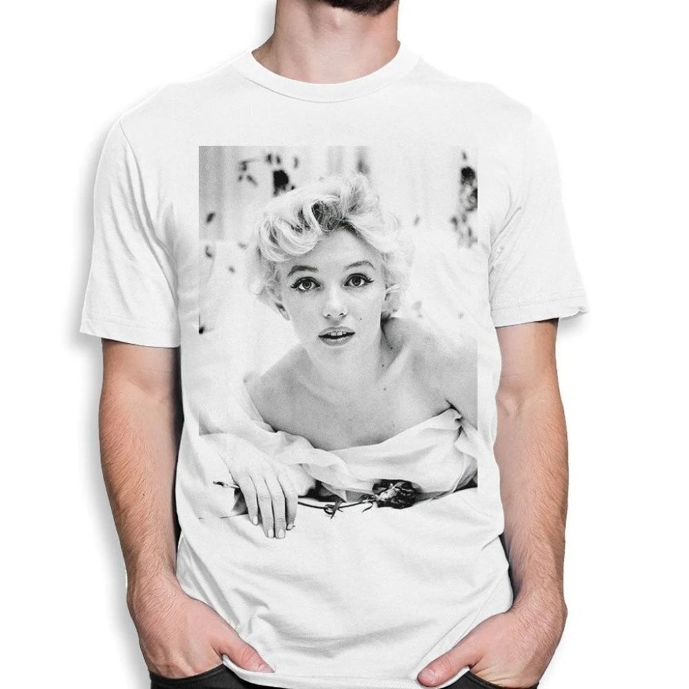 Marilyn Monroe Tshirt Cotton Marilyn Monroe Tshirt